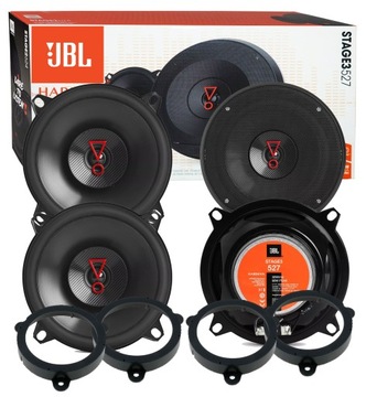 Jbl stage 3 527 4 динаміки do renault megane перед + зад фото №1