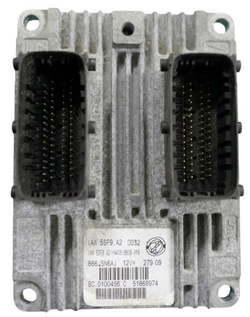 Блок керування двигуна fiat grande punto 1.4 51868974 iaw5sf9.a2 програмування фото №1