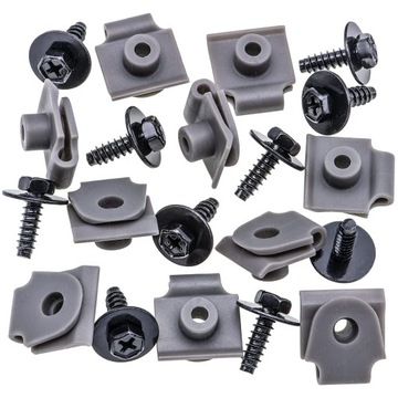 Набор клипсы винты защитные накладки mazda 2 3 6 cx-3 cx-5 mx 9cf600516b, c27450133 фото №1