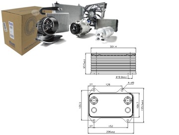 Радиаторов масла daf cf 85 xf 95 mx265-xf355m 01.01 фото №1