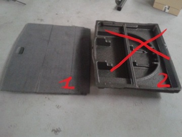 Hyundai tucson ii iii 2015-20 пол лоток багажника обивка фото №1