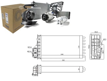 Отопитель citroen xsara picasso 1.6-2.0d 12.99-06.12 nissens фото №1