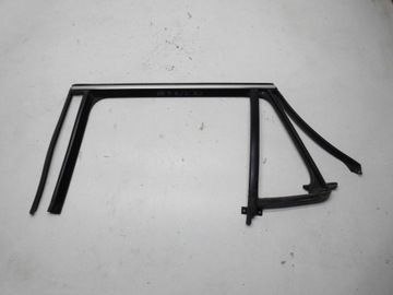 Прокладка скла рамки двері vw golf v vi jetta 1k5 універсал ліва задня хром фото №1