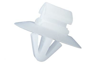 10x iveco daily клипса планки / отверстие вертикальный белый фото №1