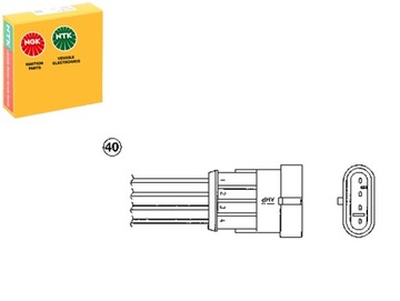 Ngk лямбда-зонд fiat marea 1.4 80 12v 96- ngk фото №1