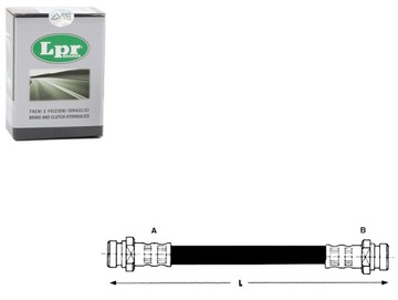 Lpr шланг тормозной gs1d43810a gs1d43810b 245288 фото №1