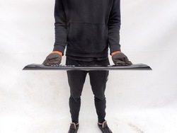 Bmw 1 f40 sport 19- dół накладка спойлер бампера перед фото №1