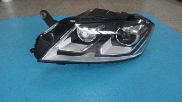 Лампа левая левый bi ксенон led vw passat b7 3ab941753 10-15r фото №1