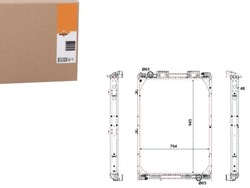 Радиаторов двигателя nrf mna2007 mn2007 2373002 8mk37 фото №1