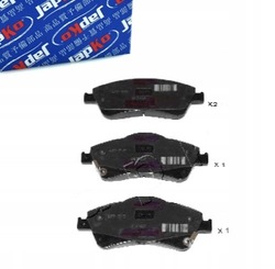Тормозные колодки тормозные перед japko do toyota avensis 2.2 фото №1