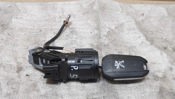 Замок зажигания ключ peugeot 508 i 9663123380 фото №1
