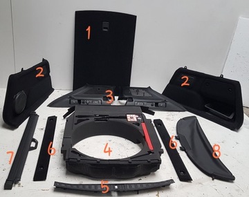 Обивка боковина багажника левый правый alfa romo stelvio фото №1