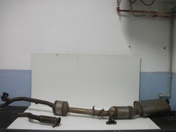 Глушник вихлоп expert iii jumpy proace ii 9829511580 каталізатор 9833928880 фото №1