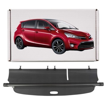 Toyota verso 2009-2018 ролета багажника чорна фото №1