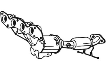 Bosal каталізатор volvo c30 s40 ii v50 ford c-max focus c-max focus фото №1