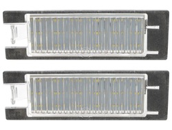 Лампочки led подсветка номерного знака регистрационный jeep renegade 14- фото №1