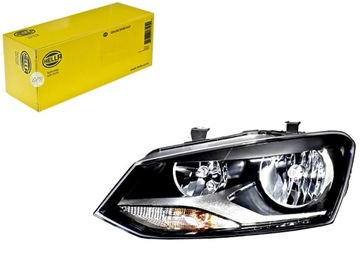 Фара vw polo 06.09- pr hella 1ee247 051-021 фото №1