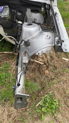 Mercedes ml w164 164 четверть левая фартук лонжерон левый фото №1