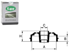 Lpr барабани гальмівні t kangoo 1.5dci 07- фото №1