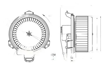 Воздуходувка вентилятор воздуховод 34296 nrf toyota фото №1