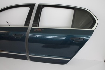 Двері лівий зад задні skoda superb ii 3t kol. lw5q фото №1