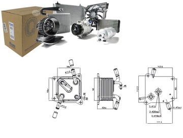 Радіаторів масла nissan juke qashqai i tiida 1.6 02.07- nissens фото №1
