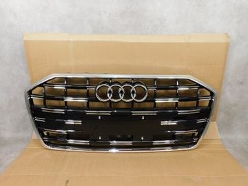 Audi a6 c8 4k рестайлинг s line решётка радиатора решётка бампера хром фото №1