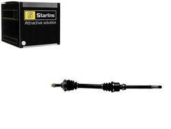 Піввісь привідна kpl права peugeot 206 sil 1.4 07 starline фото №1