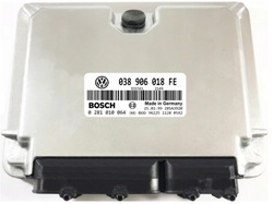 Комп'ютер ecu vw 038906018fe 0281010064 імобілайзер off фото №1