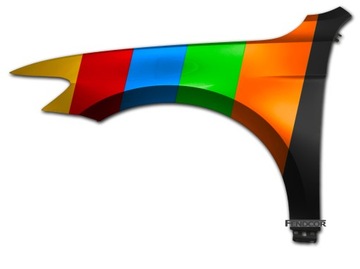 Крыло левый do vw passat b8 08.14-19 lb9a b4 b4b4 фото №1