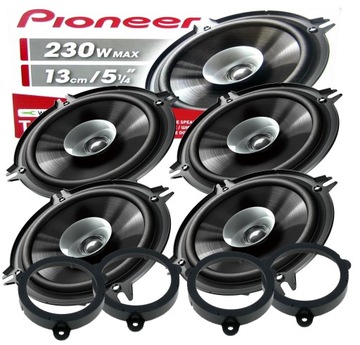 Pioneer 4 динаміки do renault megane 3 двері перед + зад фото №1
