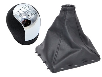 Ручка зміни коробки передач 6 + чохол do opel vectra c signum фото №1