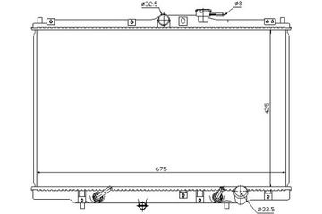 Nissens радиаторов двигателя honda shuttle 2.2/2.3 10 фото №1