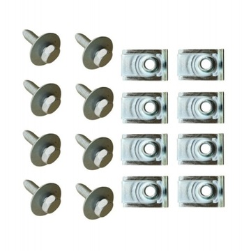 Клипсы защитные накладки двигателя nissan note micra primastar фото №1