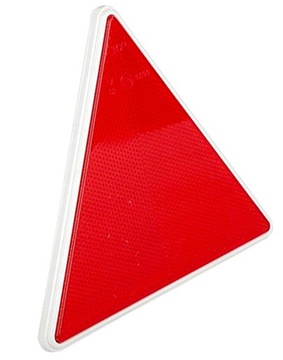 Трикутник відбивний з біла рамка 1 szt u9p08 фото №1