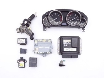 Mazda 6 ii gh 2.2 mzr-cd комп'ютер двигуна набір стартовий r2aa18881m фото №1
