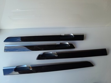 Dekor декори планки декоративний двері led bmw f01 f02 seria 7 11- фото №1