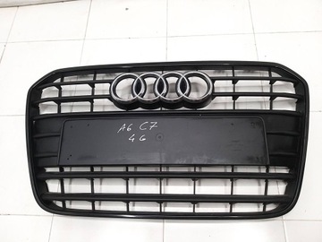 Audi a6 c7 рестайлинг 14- решётка радиатора решётка бампера передняя перед 4g0853653 фото №1