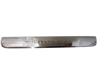 Планка порогова хром lew права mercedes w205 w213 фото №1
