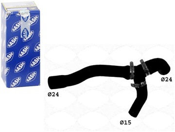 Шланг радиатор vw golf iii вариант 1.9 tdi синхронизация фото №1