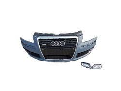 Audi бампер перед комплект a8 d3 второй рестайлинг 05-10 большой решётка радиатора новый фото №1