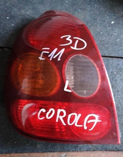 Лампа левый зад 3d e11 toyota corolla фото №1