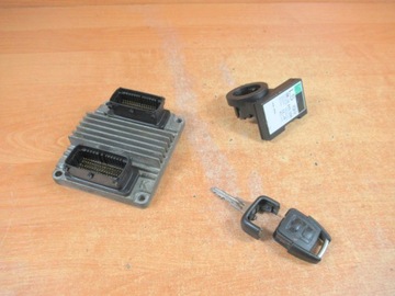 Компьютер набор стартовый opel astra ii g 1,6 b 09353509 dpac фото №1