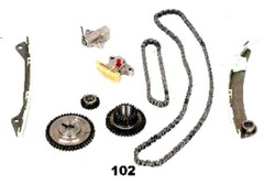 Ashika набір розподільний вал ланцюг nissan qashqai 97- фото №1