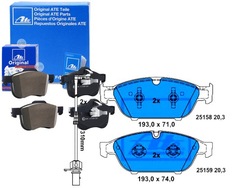 Ate комплект гальмівні колодки гальмівних 4h0698151d 4g06981 фото №1