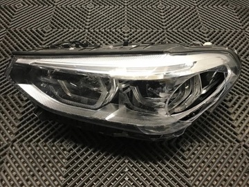 Лампа левая перед bmw x3 g01 x4 g02 полный led фото №1
