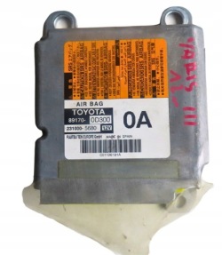 Модуль блок керування датчик подушка безпеки toyota yaris iii 2011-2020 рік 89170-0d300 фото №1