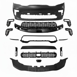 Бампер переднє 2021 srt hellcat стиль pdc + спойлер dodge durango 2014-2023 фото №1