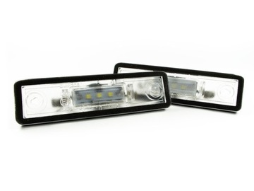Opel omega signum vectra лампочки номерного знака rejest led фото №1