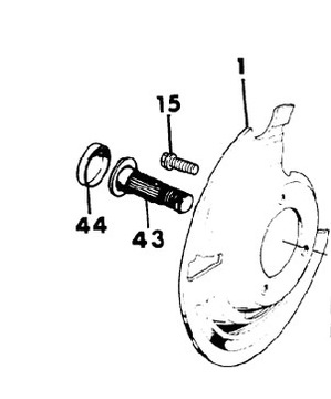 Винт кронштейны ступицы jeep wrangler tj 1996-2005 фото №1